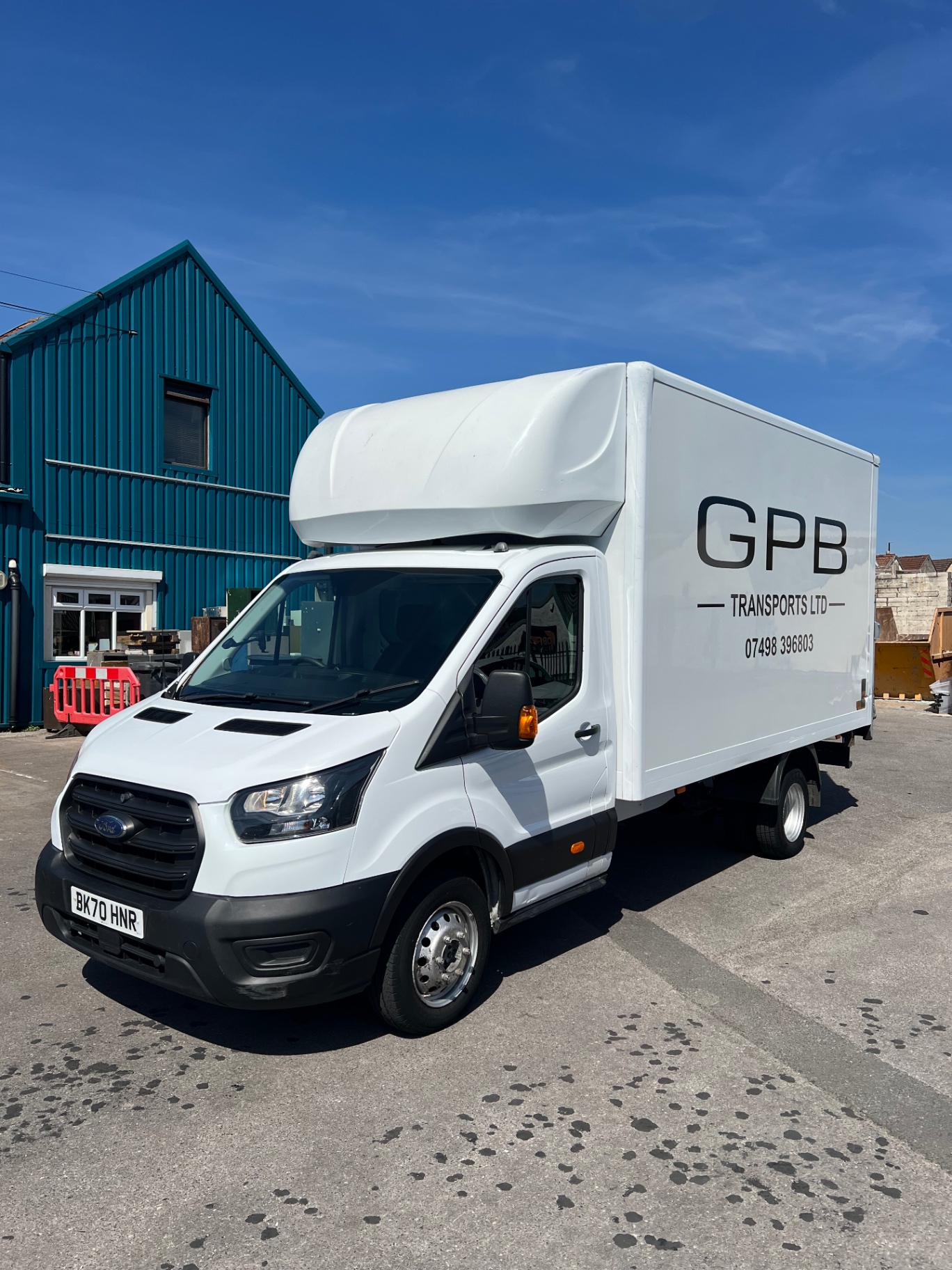 GPB Transports LTD Luton van
